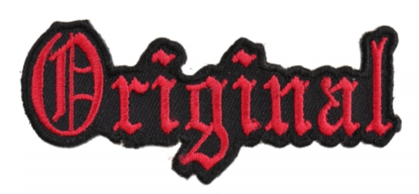 Original Patch In Red